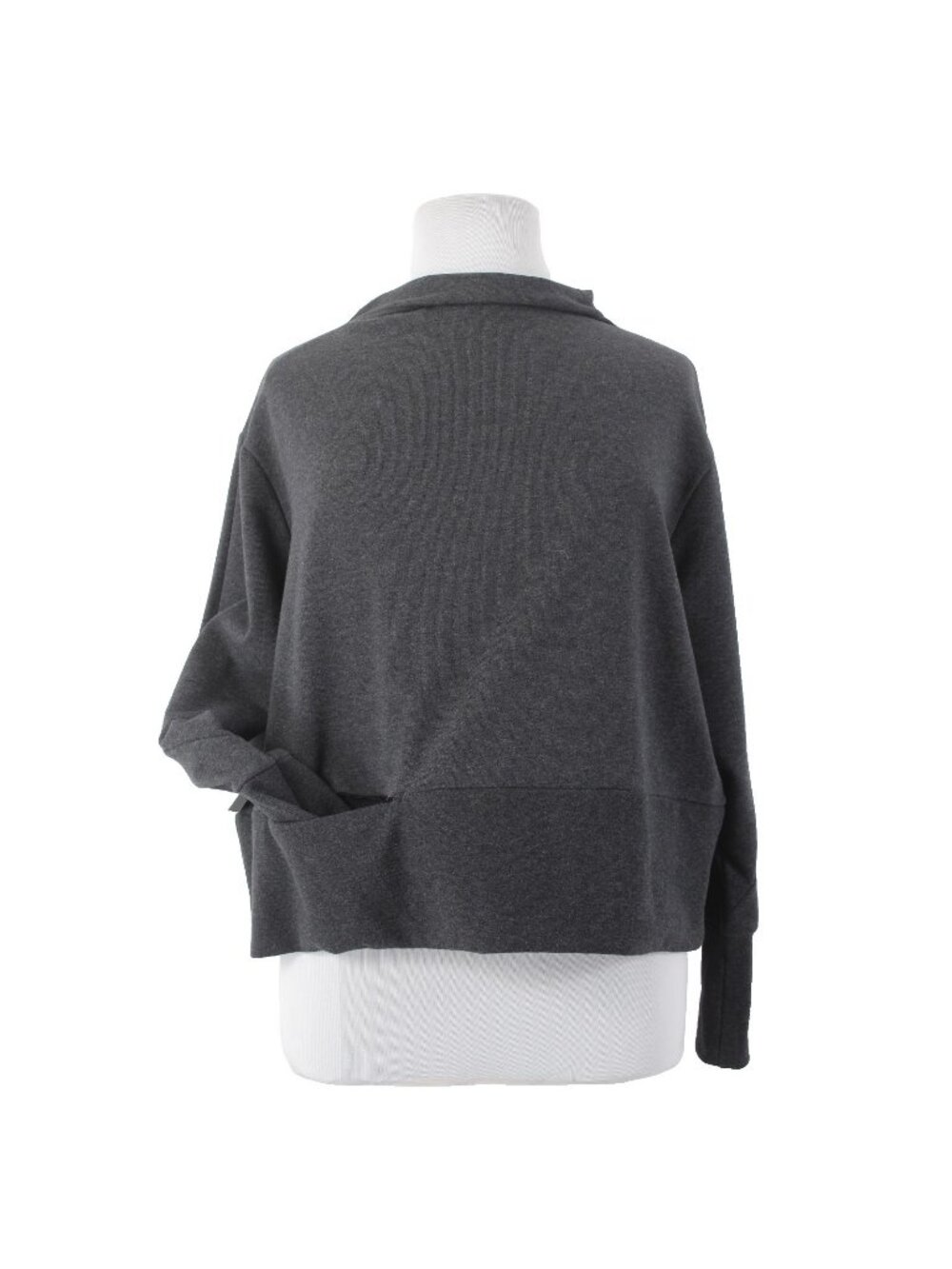 Nike Sweater NEW $60 Sz XXL Gray Collared Loose Fit Coupe Large Poly Cottton